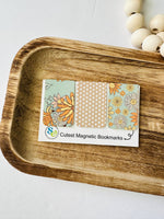 Floral Groovy Magnetic Bookmark Set