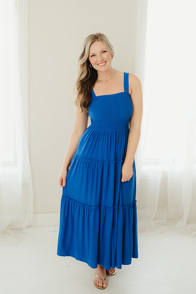 Ocean Blue Tier Grace Midi Ella Mae's Boutique Ocean Blue Tier Grace Midi Ella Mae's Boutique