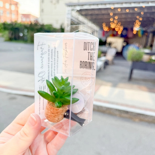 plant air freshener Succulent Car Vent Clip Air Freshener (Reusable)