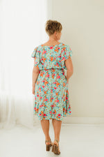 Smocking Waist Fit and Flare Dress