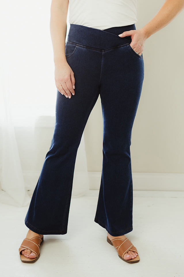 Halara High Waisted Super Flare Jeans PETITE Length