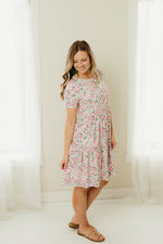 Floral Swing Tiered Dress
