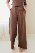 Wide Leg French Terry Pants