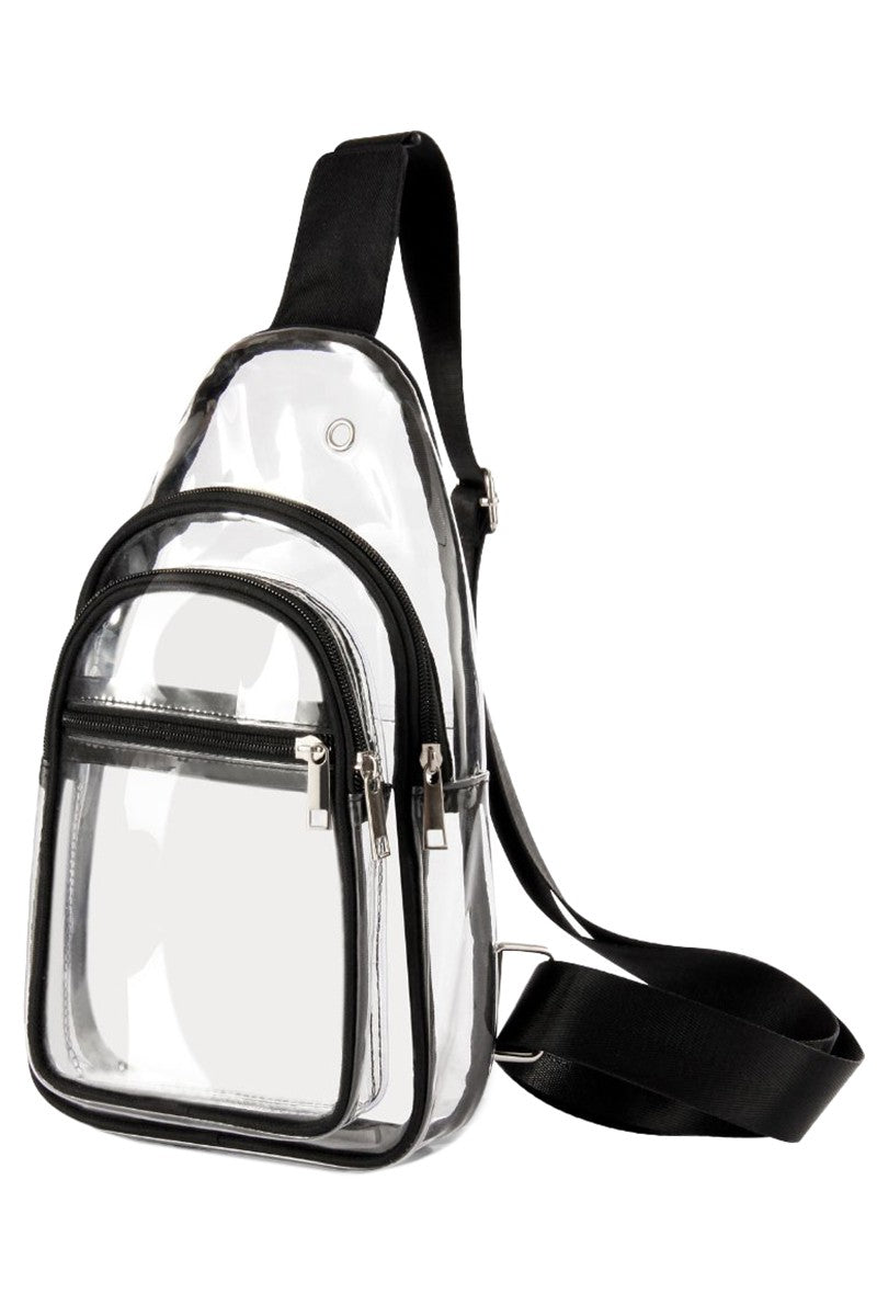 Clear sling online backpack