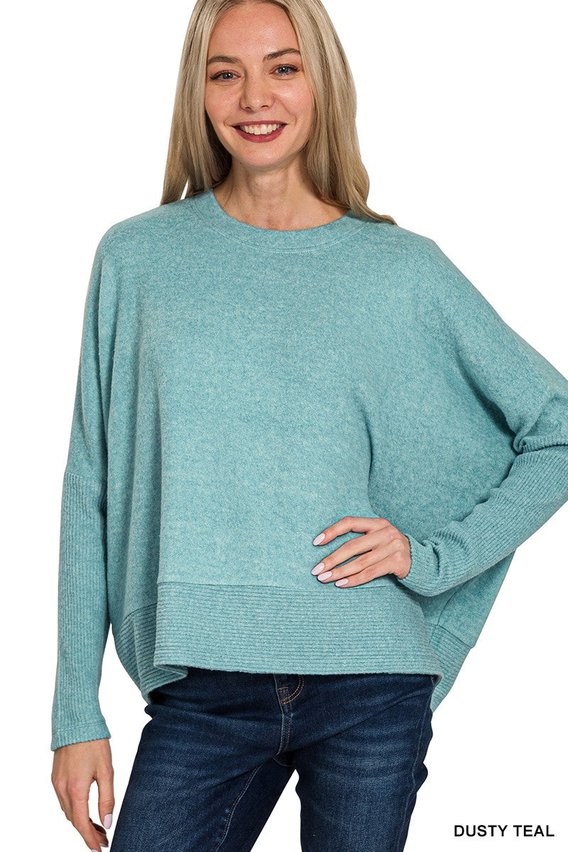Brushed Melange Dolman