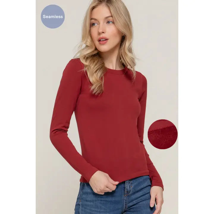 Fur Lined Seamless Top