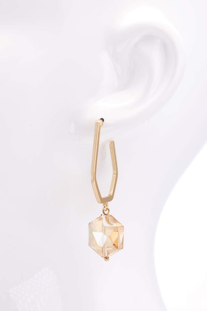 Steel Teardrop Earrings