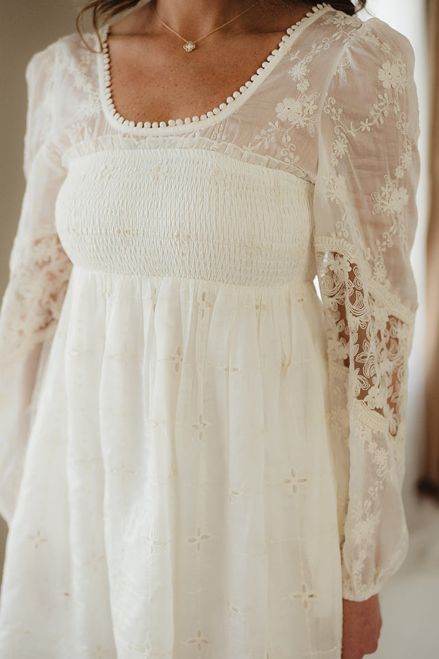 knee length dresses for ladies White main image 0
