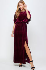 Velvet Cape Maxi