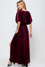 Velvet Cape Maxi