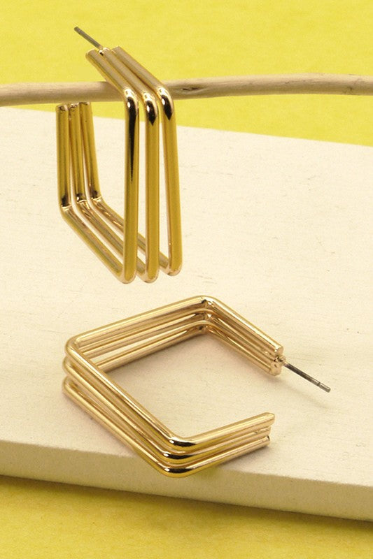 Tri Square Hoops