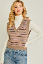 Cafe Chic Sweater Vest