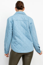 Quilted Denim Jacket