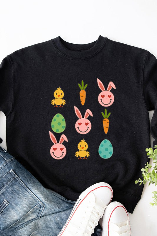 Easter Chart Graphic Sweatshirt