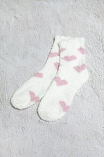 Plush Heart Socks