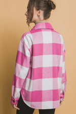 Woven Plaid Jacket