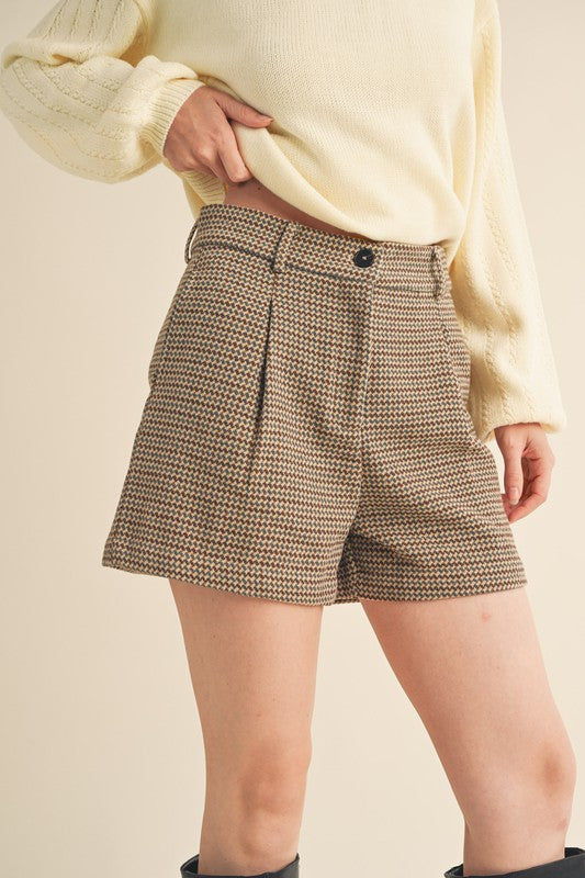 Houndstooth Shorts