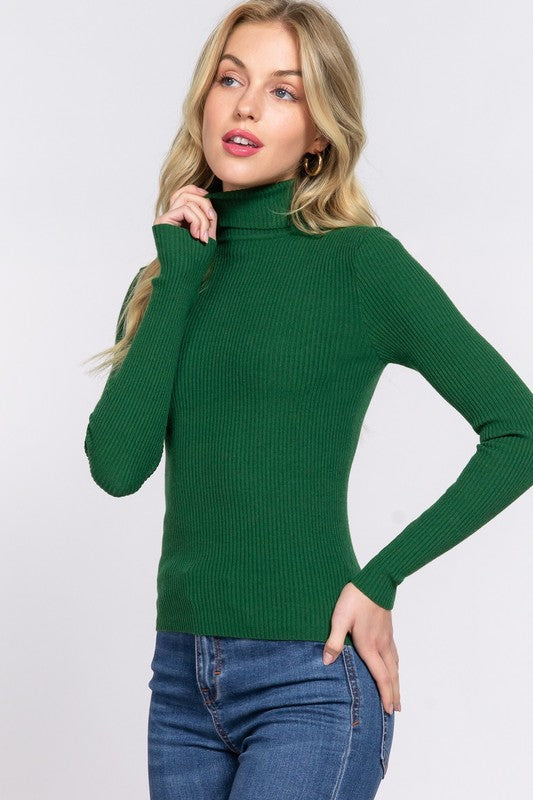 Turtleneck Fitted Sweater