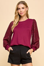 Sequin Detailed Sleeves