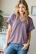 Solid Urban Ribbed Top