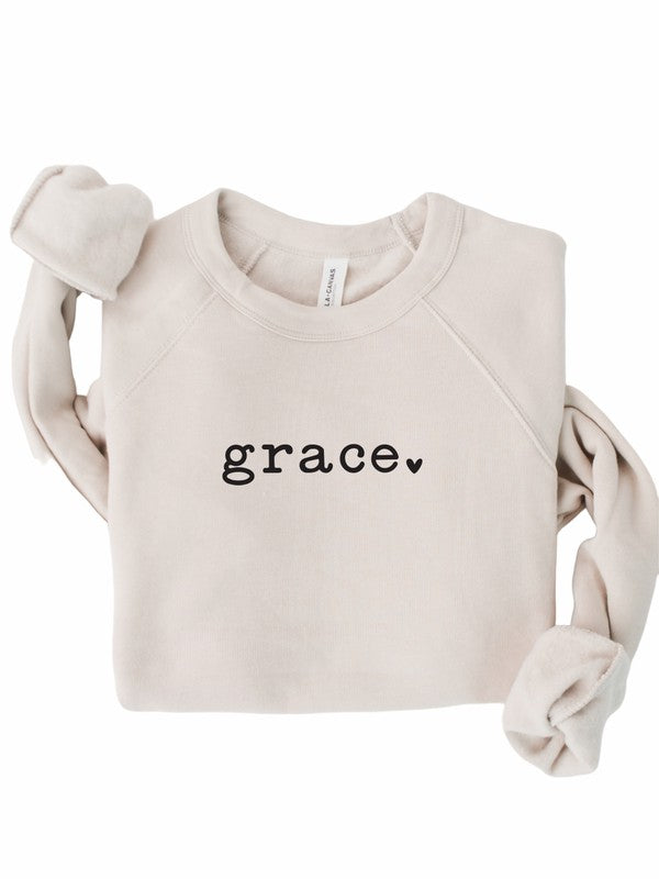 Grace Heart Sweatshirt Plus
