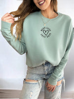 More Love Hate Less Bella Premium Sweatshirt