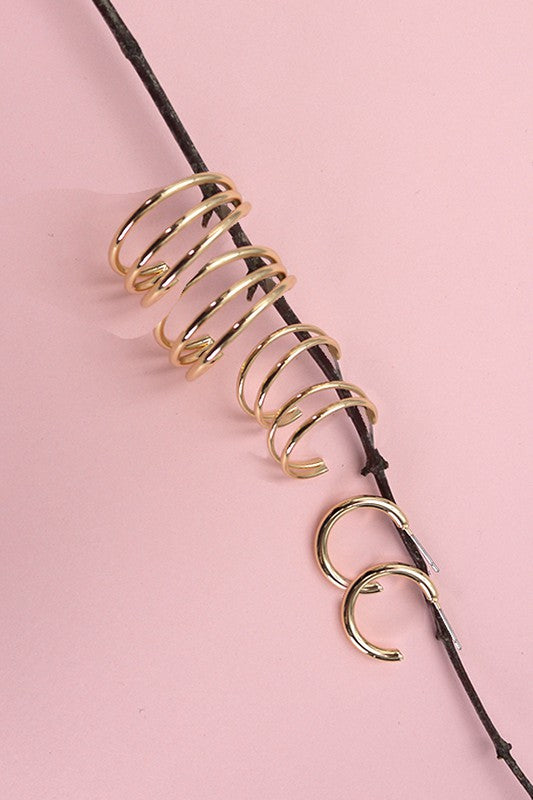 Tri Wire Hoops