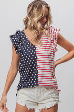 American Ruffle Top