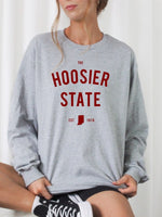 The Hoosier State Indiana Cozy Sweatshirt (PLUS)