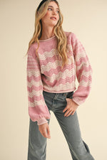 Wavy Chic Sweater