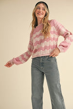 Wavy Chic Sweater