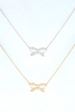 Thin Bow Necklace