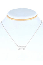 Thin Bow Necklace