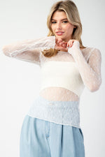 Lace Long Sleeve Top