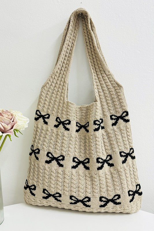 Ribbon Crochet Bag