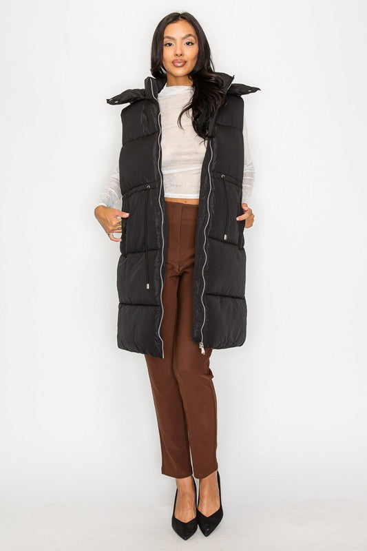 Long Puffer Vest