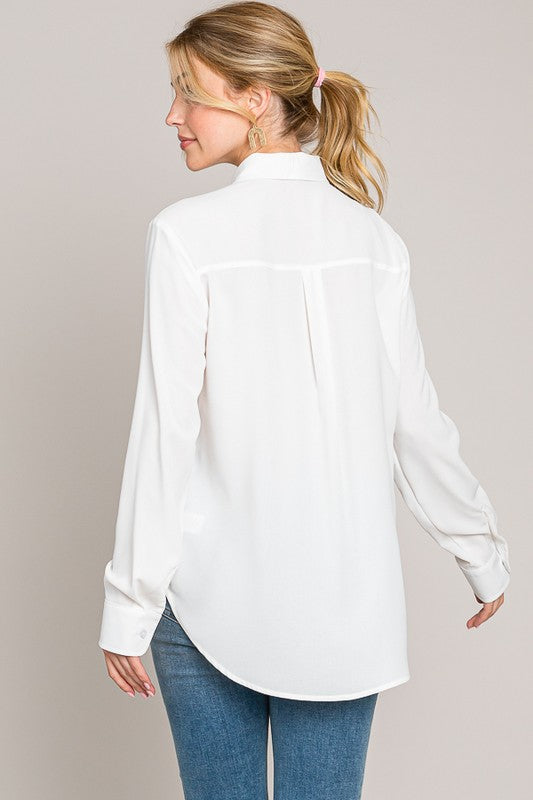 Traditional Charmeuse Blouse