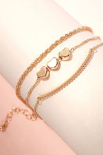 Layer Heart Bracelet