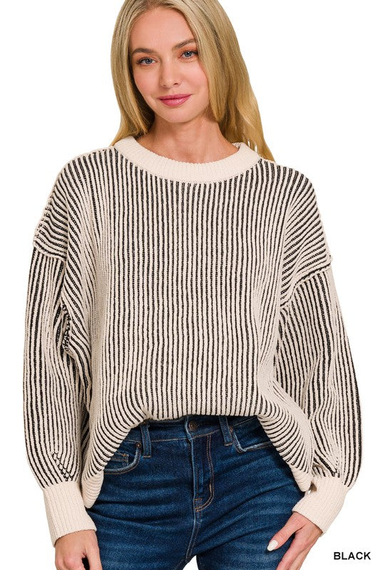 Two Tone Sweater