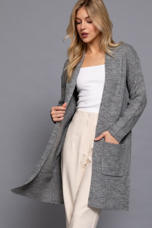 Long Open Sweater Cardigan