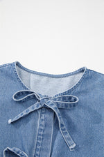 Peplum Denim Shirt