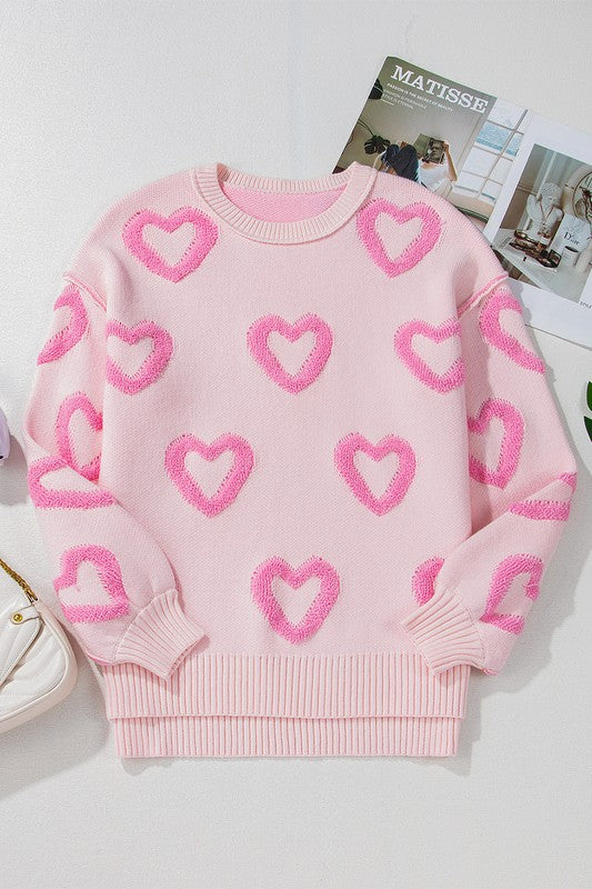 Heart Bubble Sweater