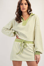 Sweet Stripe Breeze Skort