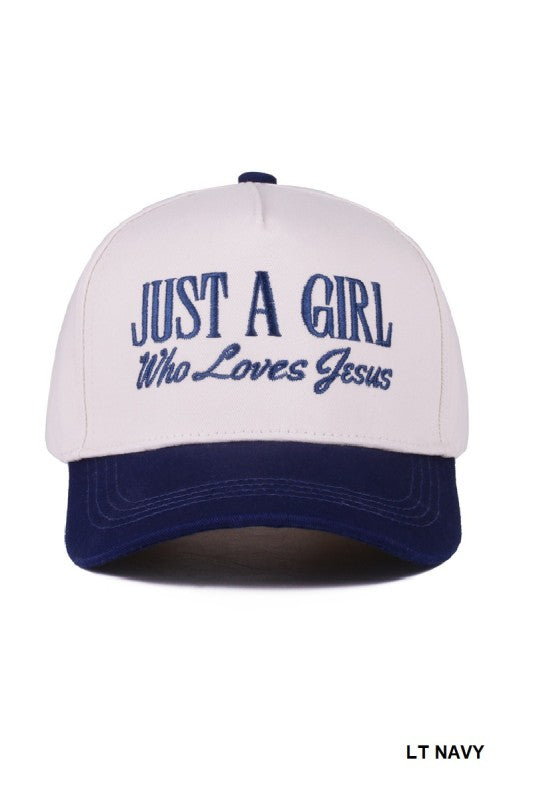 Just A Girl Who Loves Jesus Hat