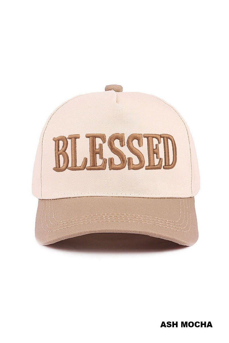 Ash Mocha Blessed Hat – Ella Mae's Boutique
