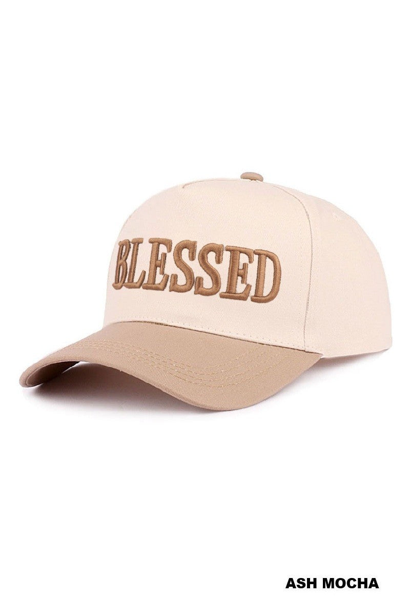 Ash Mocha Blessed Hat – Ella Mae's Boutique
