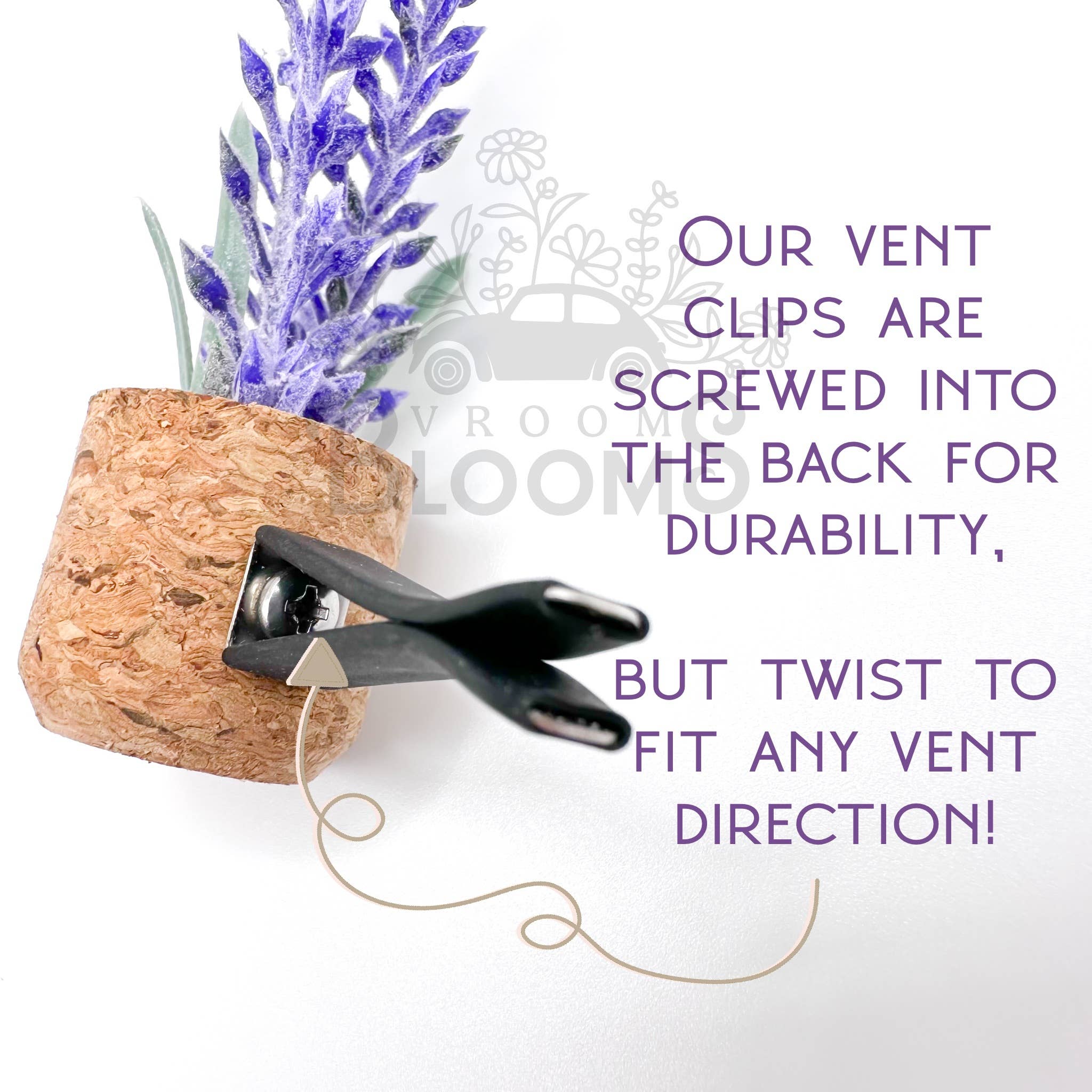 succulent car vent clip Succulent Car Vent Clip Air Freshener (Reusable)