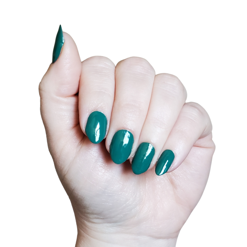 Nail Polish Wraps - Deep Forest Green
