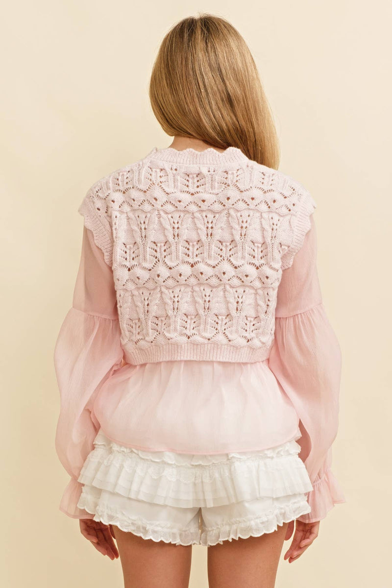 Luxe Layer Crochet Top