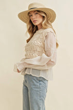 Luxe Layer Crochet Top